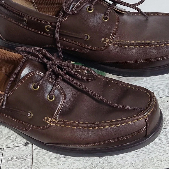 Hunter's Bay Size 11 Brown Casual Leather with Laces - Picture 2 of 8